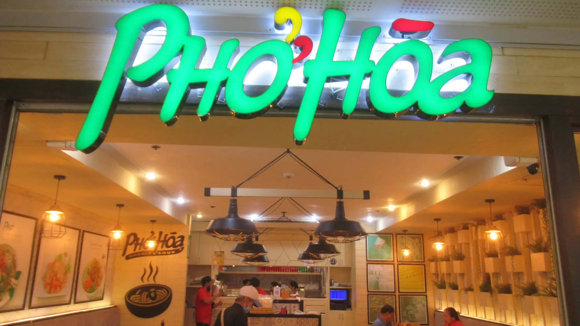 Phở Hòa Menu With Prices