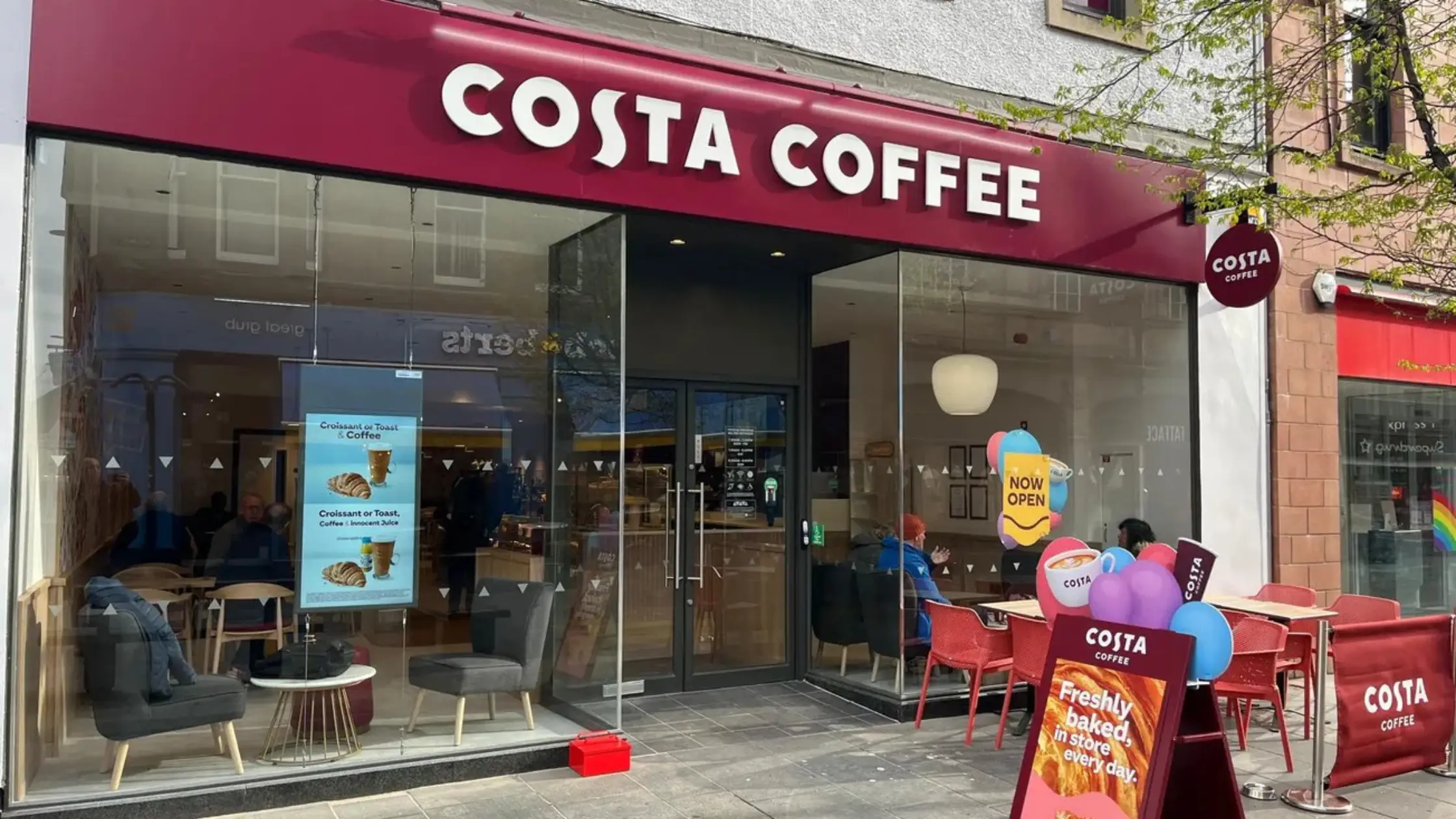 Costa Coffee Menu With Prices