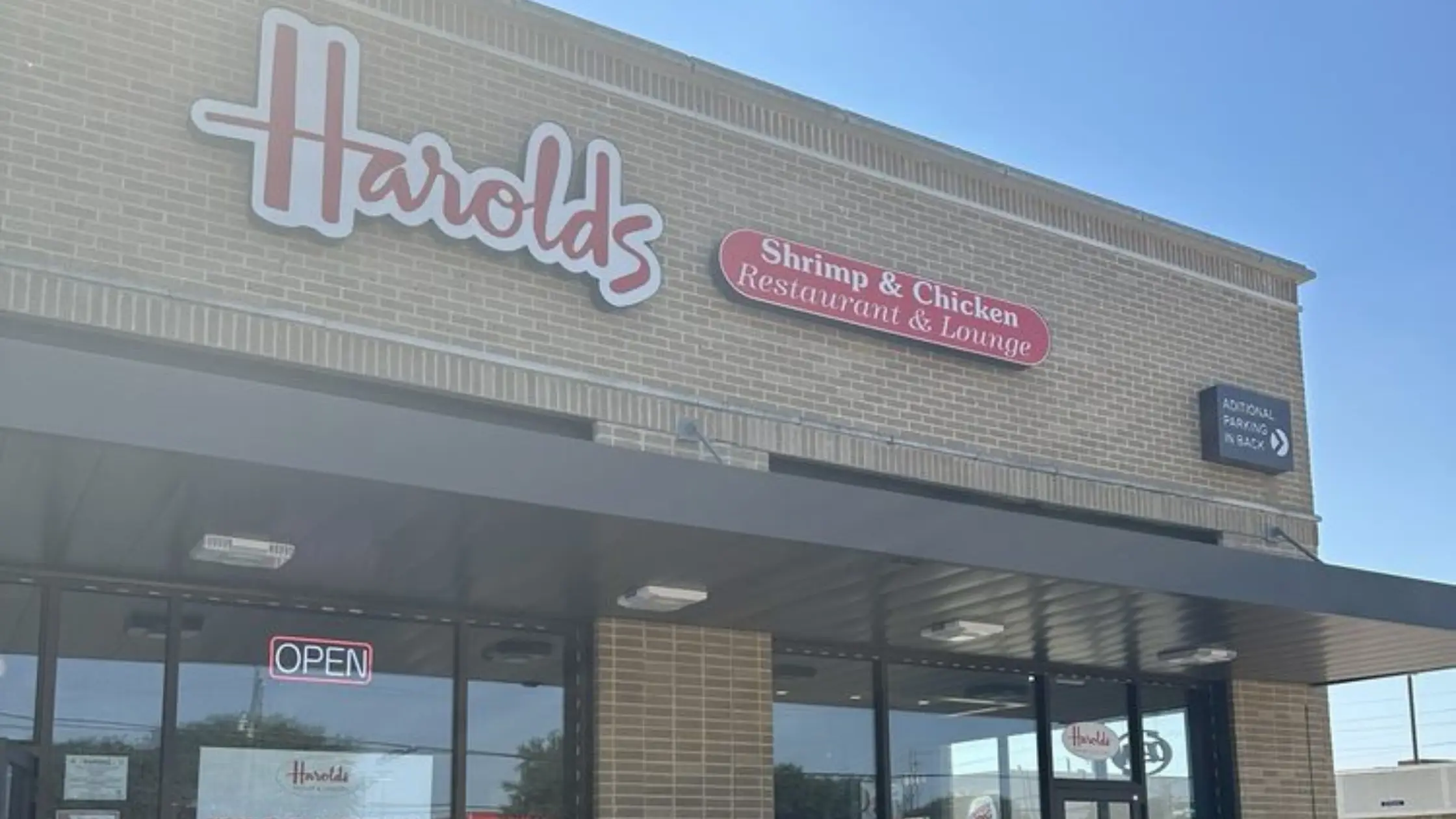 Harold's Shrimp & Chicken Menu With Prices